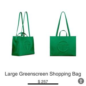 NWT Telfar Greenscreen Large Shopper